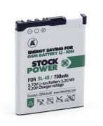 Stock Power Nokia BL 4B - 6111 (700 mAh) Batarya