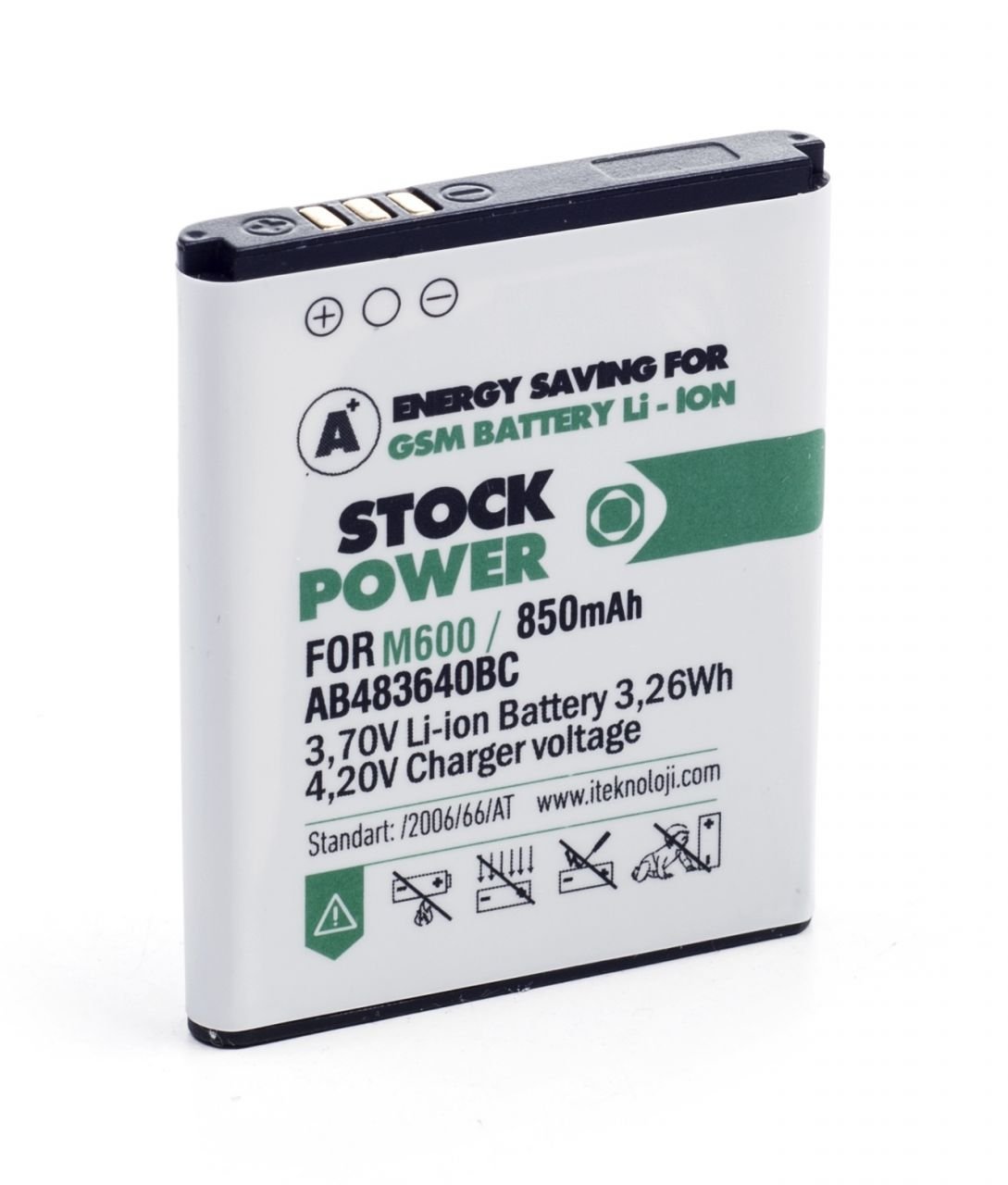 Stock Power Samsung M600 S8300 Batarya