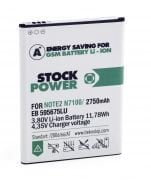 Stock Power Samsung Galaxy Note 2 N7100 Batarya