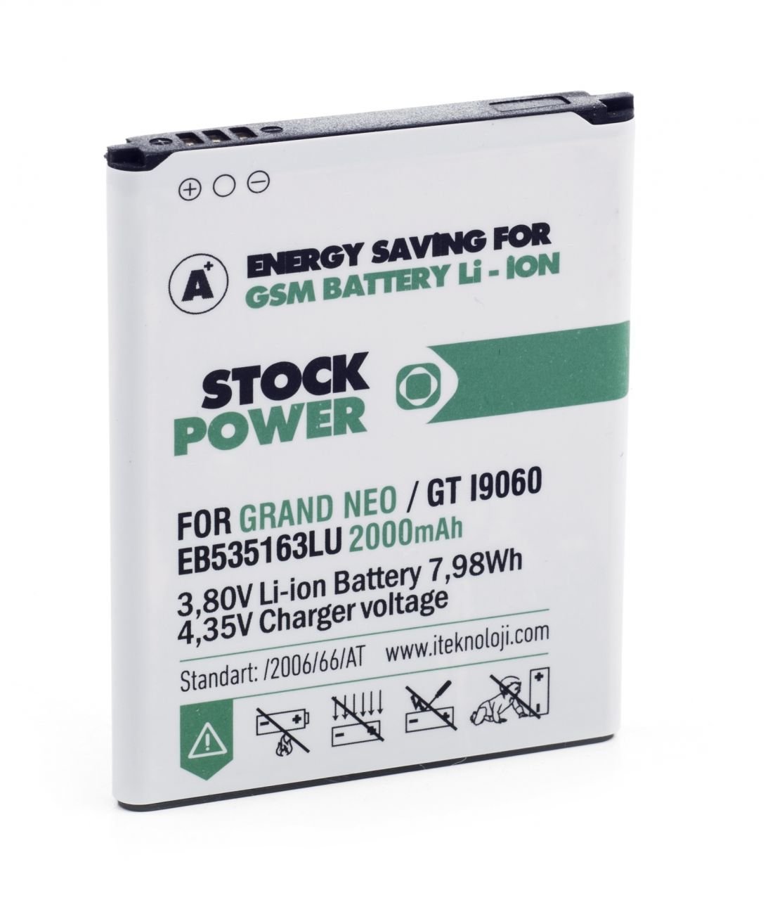 Stock Power Samsung Galaxy Grand Neo GT i9060 Batarya